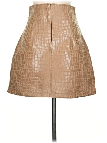 The Andamane Faux Leather Skirt (view 2)