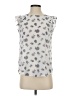 Ann Taylor LOFT 100% Polyester Gray Sleeveless Blouse Size S (petite) - photo 1