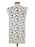 Ann Taylor LOFT 100% Polyester Gray Sleeveless Blouse Size S (petite) - photo 2