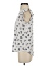 Ann Taylor LOFT 100% Polyester Gray Sleeveless Blouse Size S (petite) - photo 5