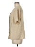 Compagnie Internationale Express 100% Silk Tan Short Sleeve Silk Top Size M - photo 5
