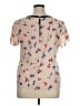 Talbots Tan Short Sleeve Blouse Size 14 - photo 2