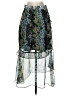 Pinky Floral Green Formal Skirt Size S (estimated) - photo 2