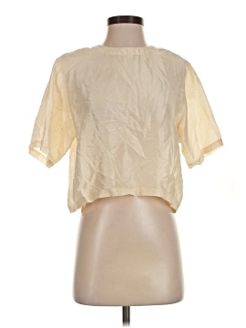 Assorted Brands Short Sleeve Silk Top