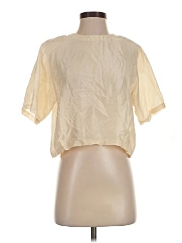 Assorted Brands Short Sleeve Silk Top (view 1)