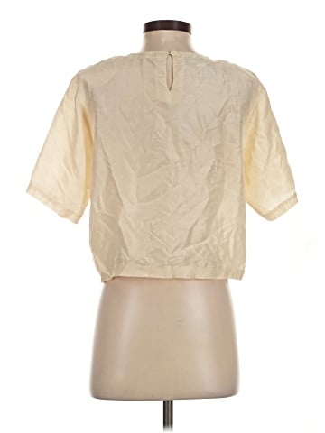 Assorted Brands Short Sleeve Silk Top (view 2)