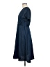 H&M 100% Polyester Solid Blue Casual Dress Size 8 - photo 5