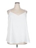 Torrid 100% Polyester White Sleeveless Blouse Size 2X Plus (2) - photo 1