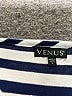 Venus Stripes White Casual Dress Size S - photo 7