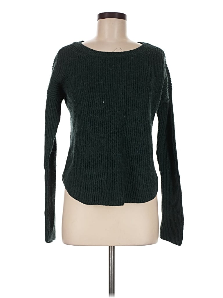 Pre-owned Express Pullover Sweater In Green
