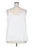 Torrid 100% Polyester White Sleeveless Blouse Size 2X Plus (2) - photo 2