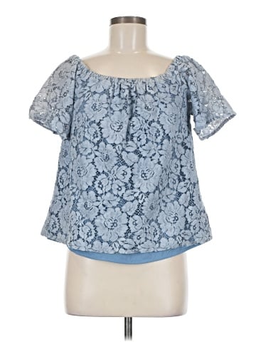 Three Eighty Two Short Sleeve Blouse (view 1)