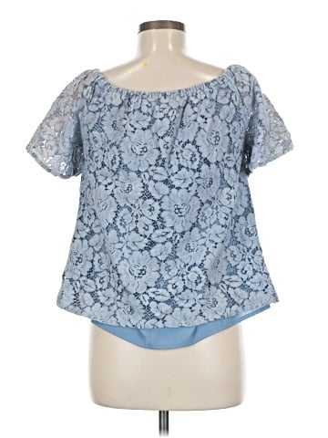 Three Eighty Two Short Sleeve Blouse (view 2)