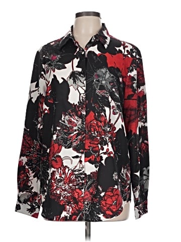 Jones New York Collection Long Sleeve Blouse (view 1)