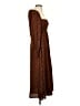 o.p.t Polka Dots Brown Casual Dress Size S - photo 4