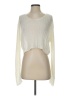 Shein Ivory Long Sleeve Top Size 4 - photo 1