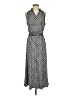 Max Studio Polka Dots Gray Casual Dress Size S - photo 1