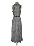 Max Studio Polka Dots Gray Casual Dress Size S - photo 2