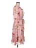 Maison Tara 100% Polyester Floral Pink Casual Dress Size 8 - photo 4