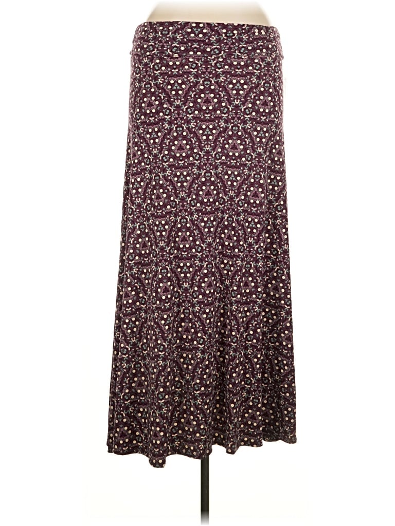 Lularoe Casual Skirt In Burgundy