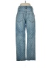 Pilcro Checkered-gingham Blue Jeans Size 27 waist - photo 2