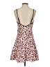 Gap Studio 100% Rayon Hearts Pink Casual Dress Size S - photo 2