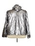 Avon 100% Nylon Metallic Silver Windbreaker Size 3X - photo 2