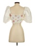 Zara Ivory Short Sleeve Blouse Size S - photo 2