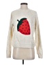 CeCe Print Ivory Pullover Sweater Size S - photo 1