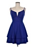 B. Darlin 100% Polyester Blue Cocktail Dress Size 9 - 10 - photo 1