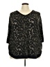 Maurices Animal Print Black Pullover Sweater Size 24 (3) - photo 1