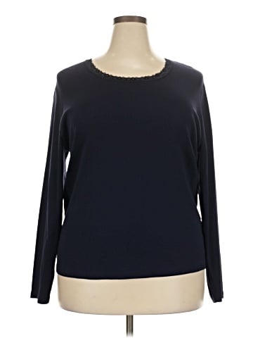 Jones New York Signature Long Sleeve T-Shirt (view 1)