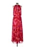 Xscape 100% Polyester Tie-dye Red Cocktail Dress Size 10 - photo 2