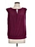 Worthington 100% Polyester Burgundy Sleeveless Blouse Size L - photo 1