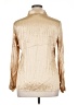 Claudia Richard Metallic Ivory Long Sleeve Blouse Size XL - photo 2
