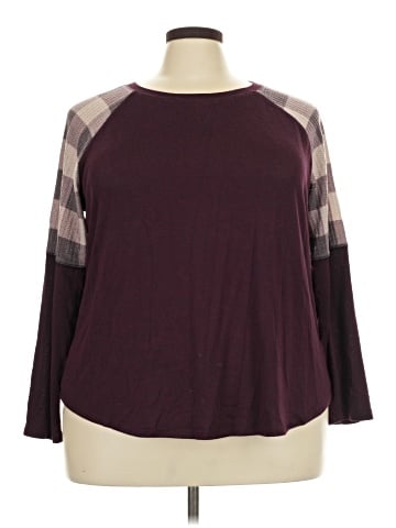24/7 Maurices 3/4 Sleeve T-Shirt (view 1)