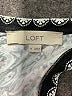 Ann Taylor LOFT Print Blue Casual Dress Size M - photo 7