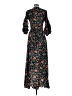 Assorted Brands 100% Polyester Floral Black Casual Dress Size M - photo 2