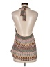 Abbeline 100% Polyester Brown Halter Top Size M - photo 2