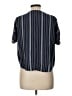 Universal Thread 100% Rayon Blue Short Sleeve Blouse Size L - photo 2