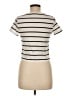 Old Navy Stripes Ivory Short Sleeve Turtleneck Size M - photo 2
