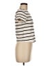 Old Navy Stripes Ivory Short Sleeve Turtleneck Size M - photo 4