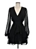 Boohoo 100% Polyester Black Cocktail Dress Size 6 - photo 1