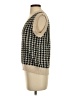 Shein Houndstooth Tan Sweater Vest Size 4 - photo 5
