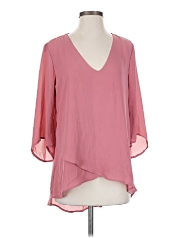 New York & Company 3/4 Sleeve Blouse (view 1)
