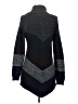 Fortune + Ivy Chevron-herringbone Black Pullover Sweater Size S - photo 2