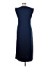 Unbranded Solid Blue Casual Dress Size M - photo 2