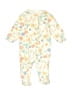 Assorted Brands Floral Ivory Long Sleeve Onesie Size 0-3 mo - photo 1