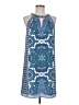 Cremieux 100% Polyester Print Blue Casual Dress Size 6 - photo 1