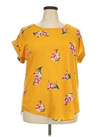 Speed Control Short Sleeve Blouse (view 1)